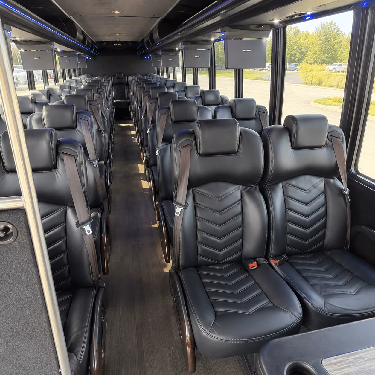 conway 30 passenger minibus inside