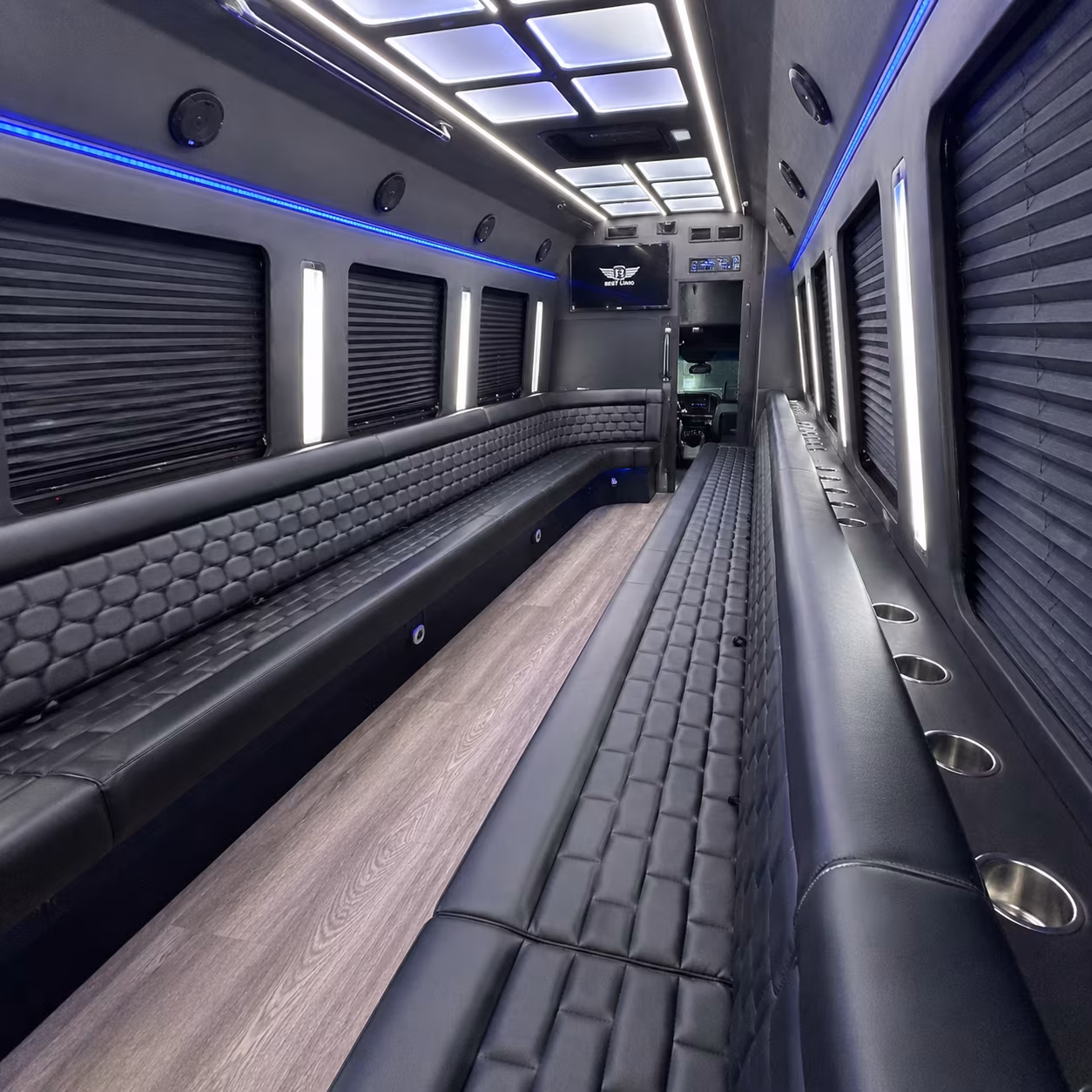 conway party bus inside