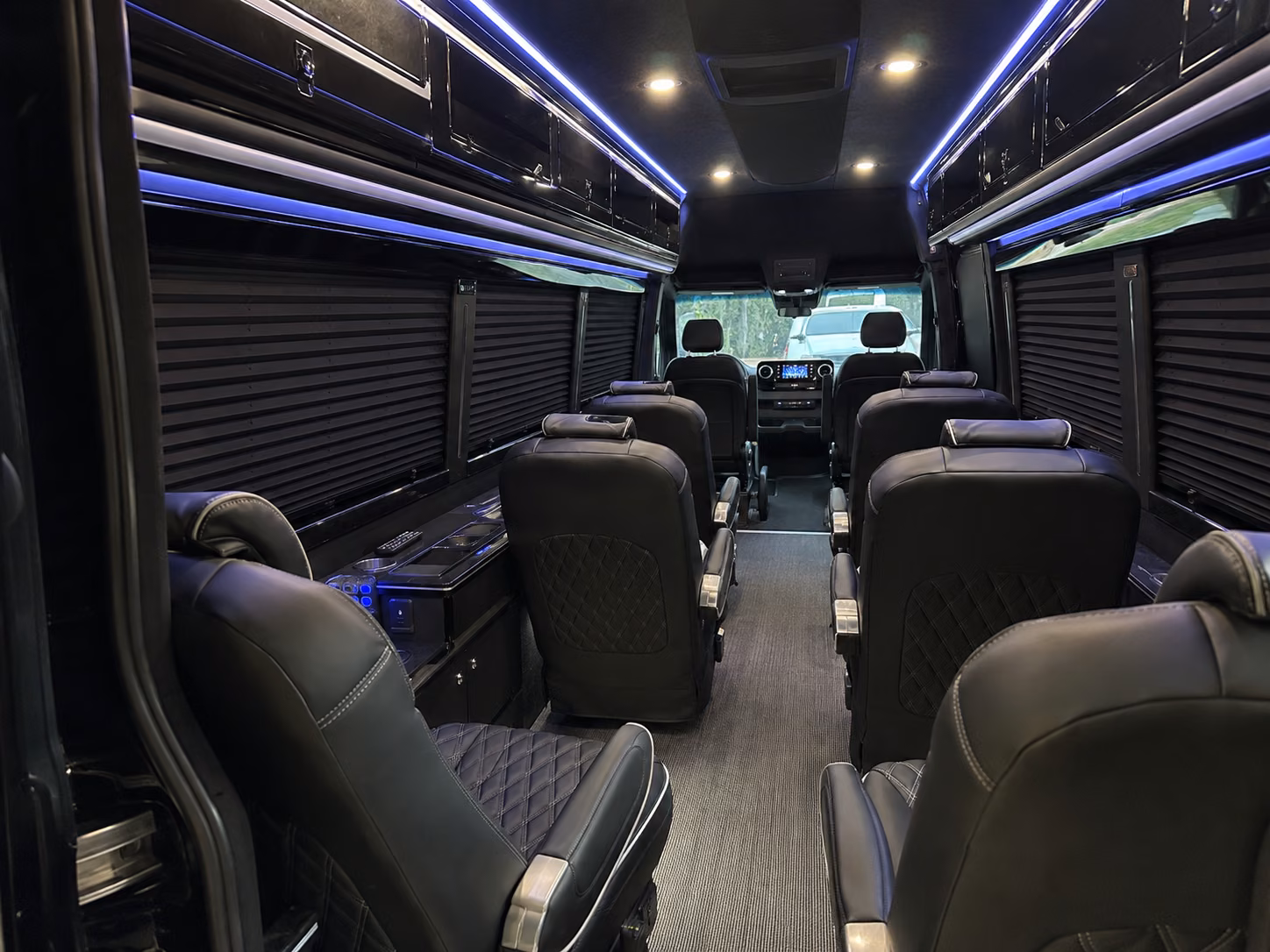 conway private event transportation onboard seating