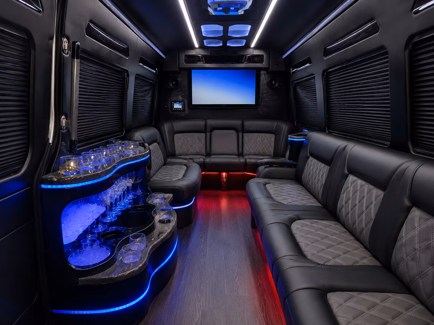 conway sprinter limousine interior