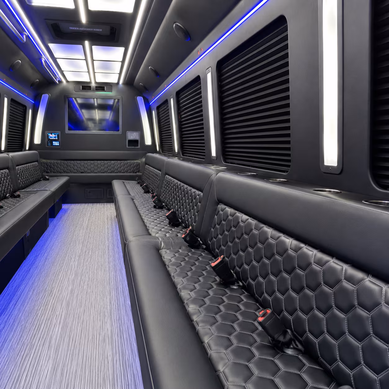 little rocks river market district party bus rental