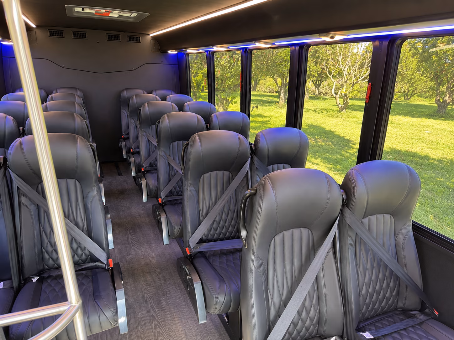 rehearsal dinner transportation and multi day wedding weekend buses