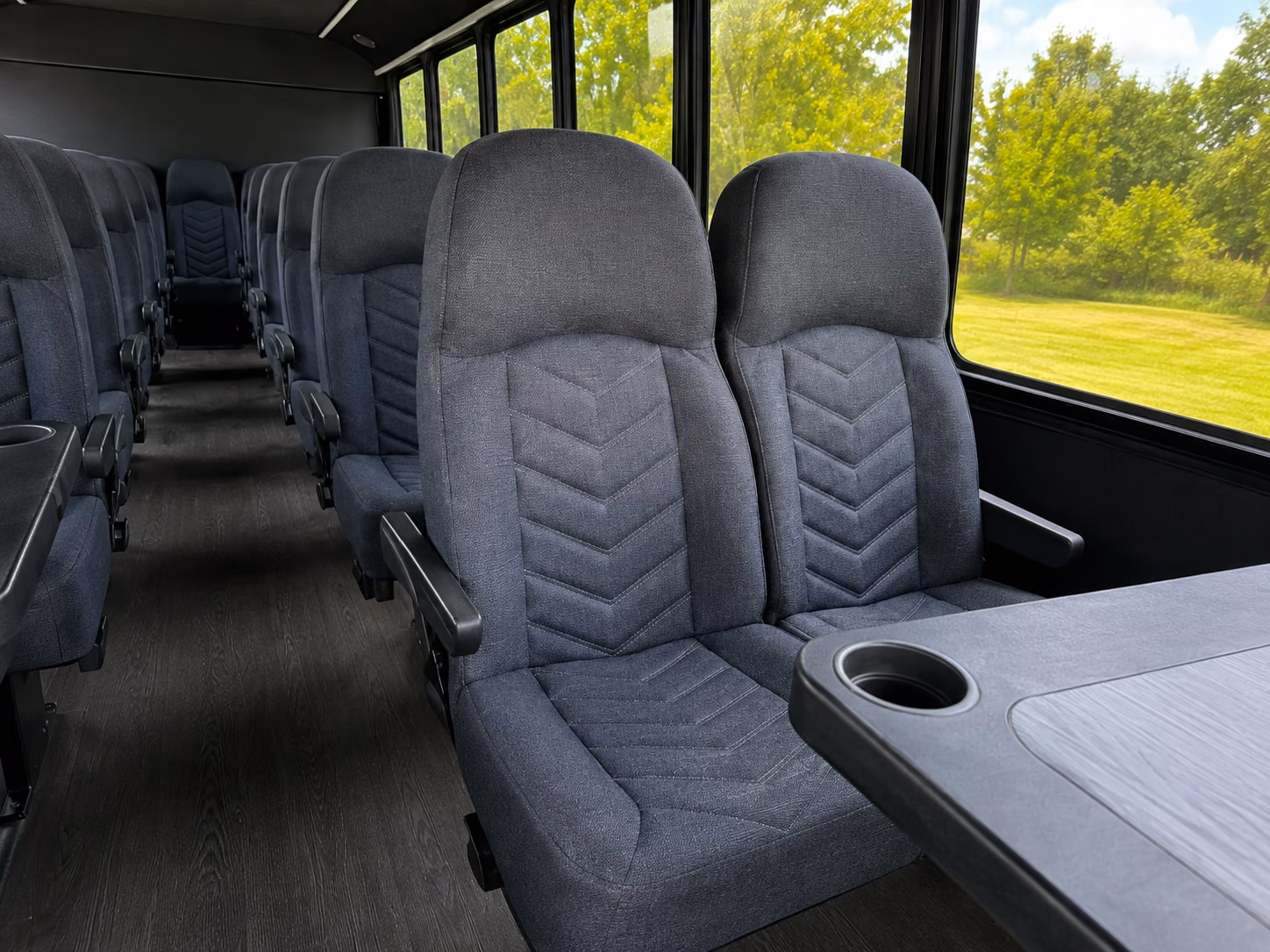 wedding guest shuttle buses between conway hotels and venues